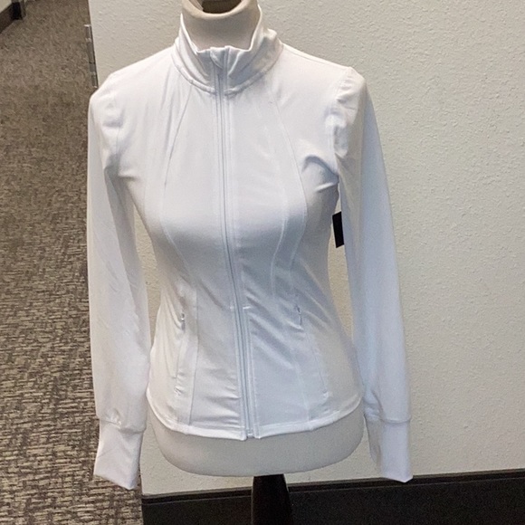 danskin STRETCH DOUBLE WEAVE JACKET ホワイト Amazon.com: Danskin Women's Full Zip Running Jacket, Birch